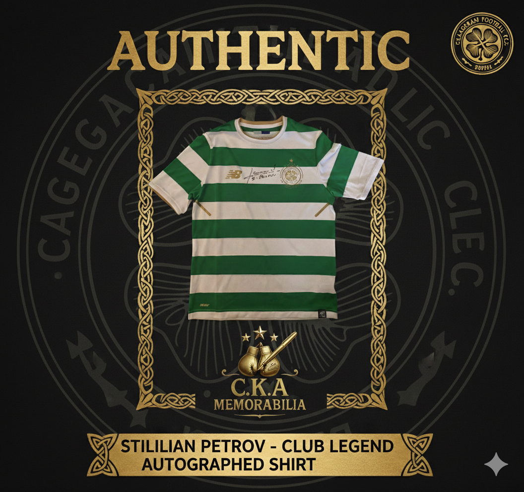 Stiliyan Petrov Signed Celtic Shirt