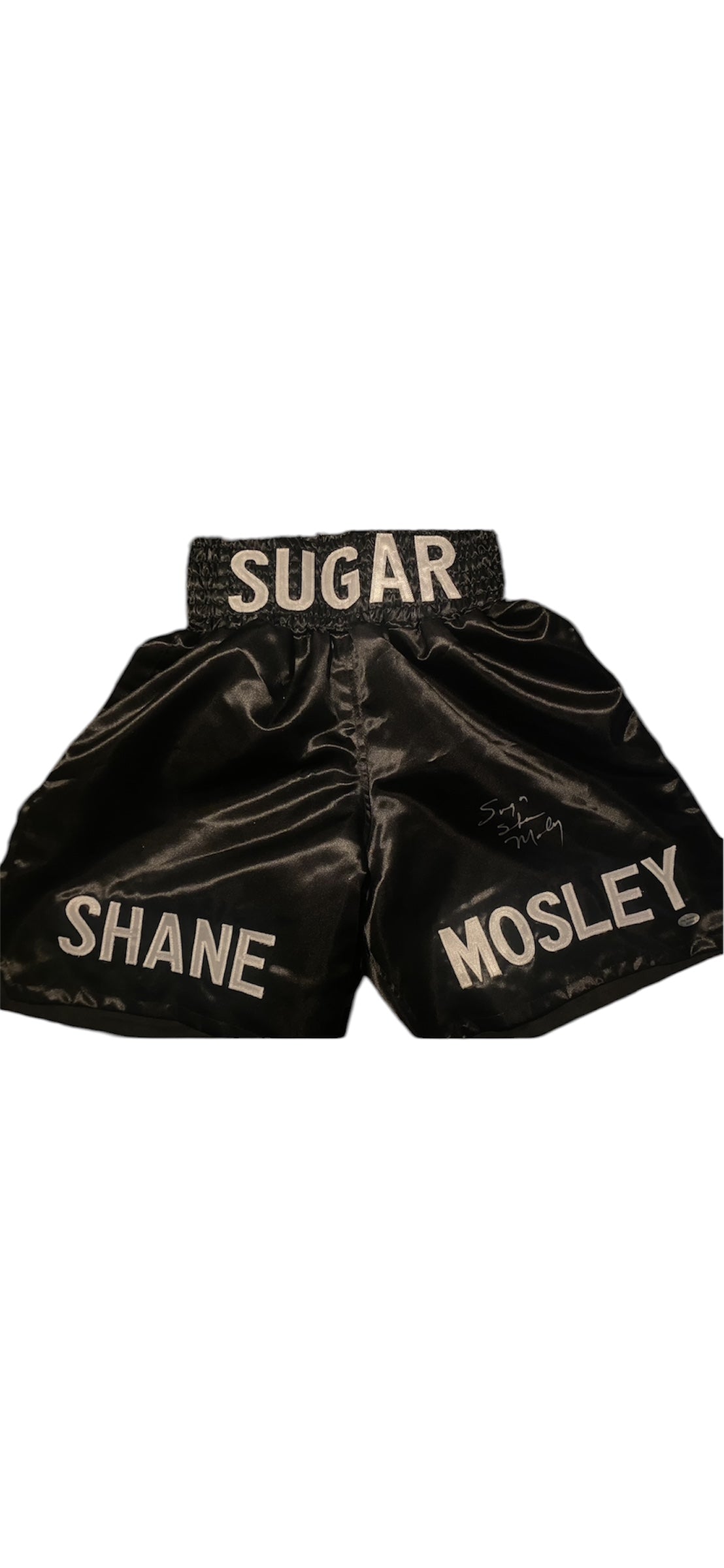 Custom Signed "Sugar" Shane Mosley Shorts