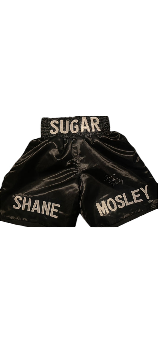 Custom Signed "Sugar" Shane Mosley Shorts