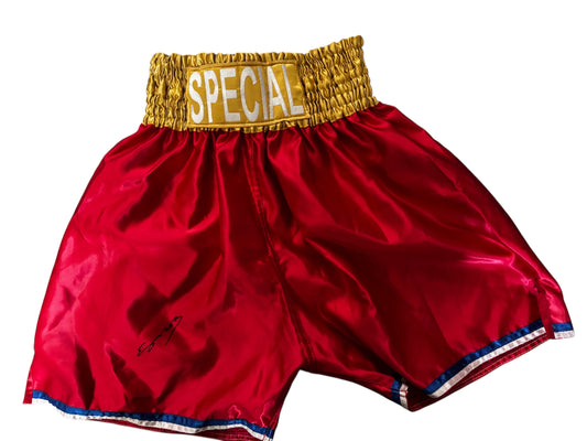 Kell Brook signed boxing shorts