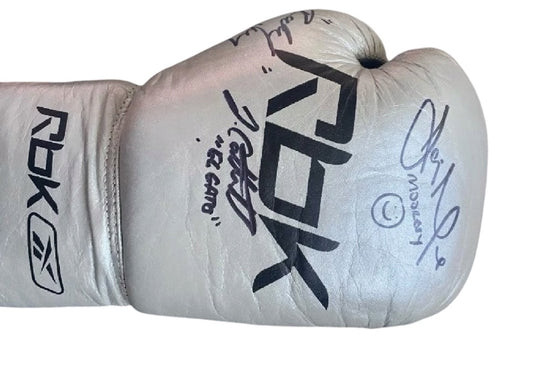 Jamie Moore Rocky Fielding Jack Catterall Signed Reebok Boxing Glove