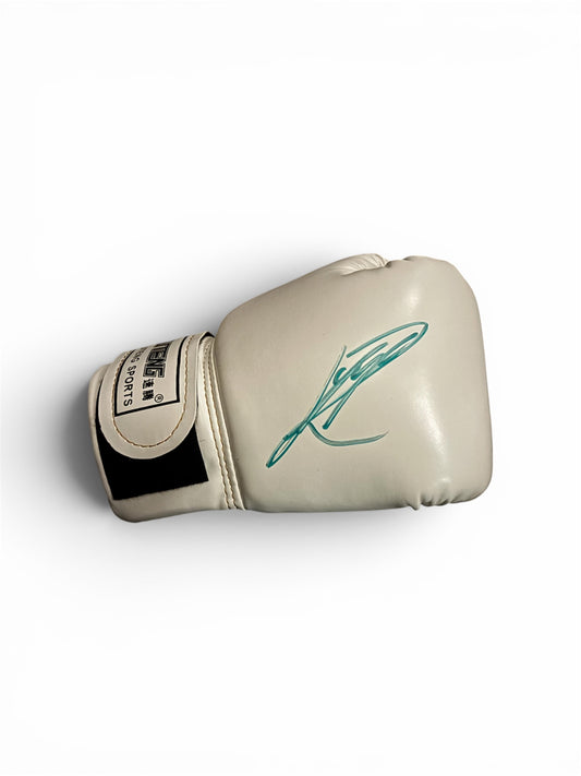 Prince Patel signed boxing glove