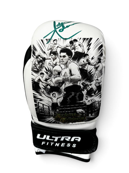 Adam Olaniyan signed customised boxing glove