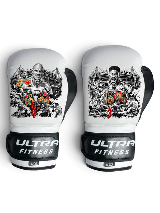 Tyson Fury vs Anthony Joshua – Pair of Custom Display / Autograph Boxing Gloves