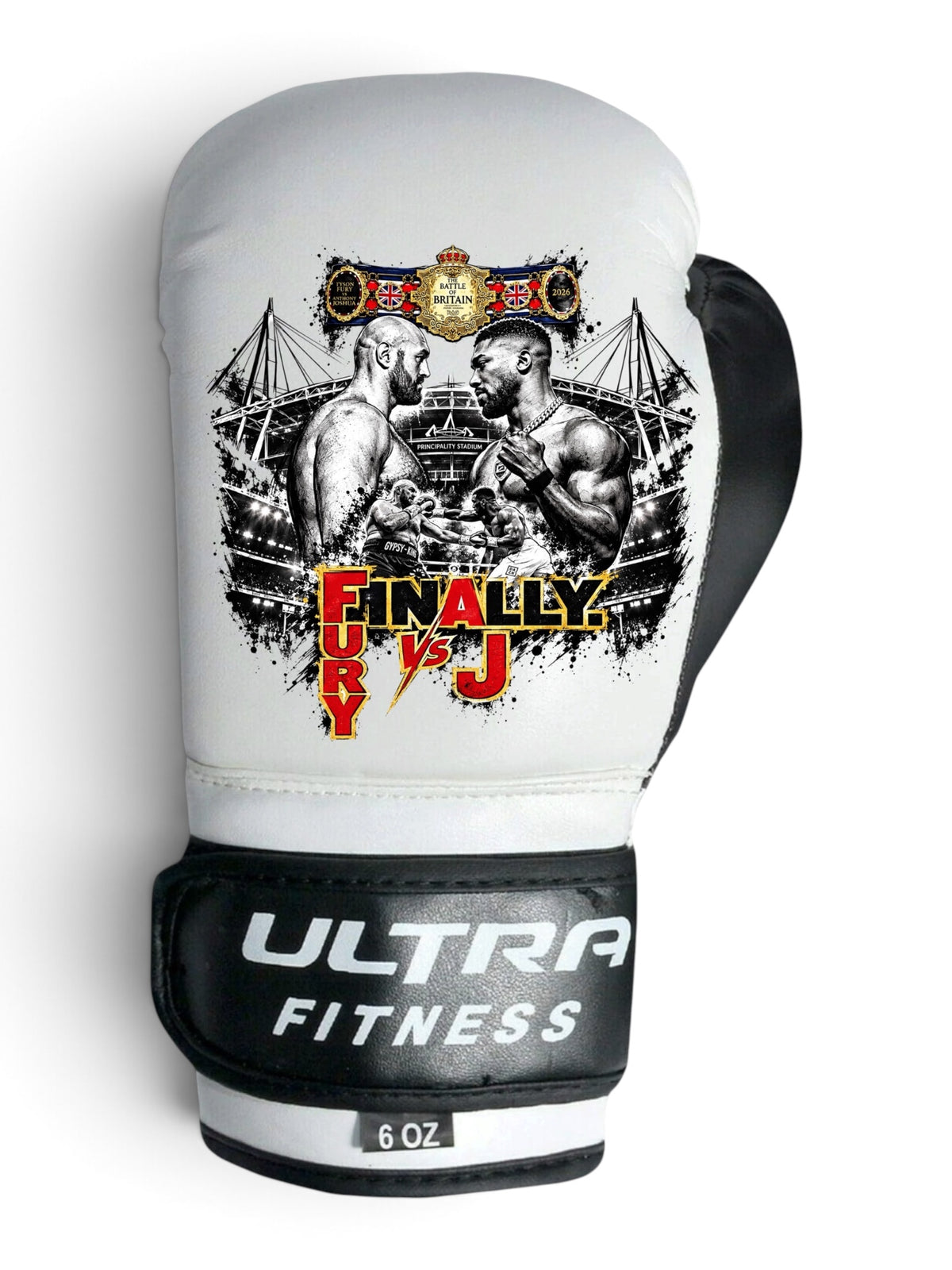 Tyson Fury vs Anthony Joshua – Custom Display / Autograph Boxing Glove