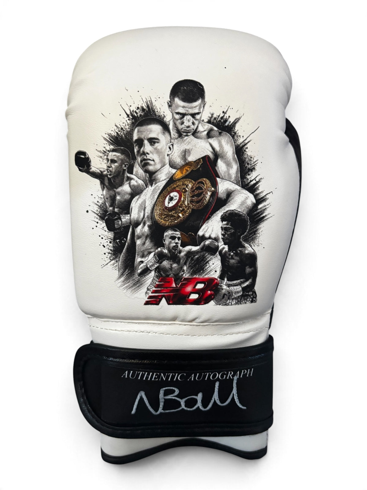 Nick Ball Signed Boxing Glove – WBA World Champion | Authentic Autograph Custom Display Glove