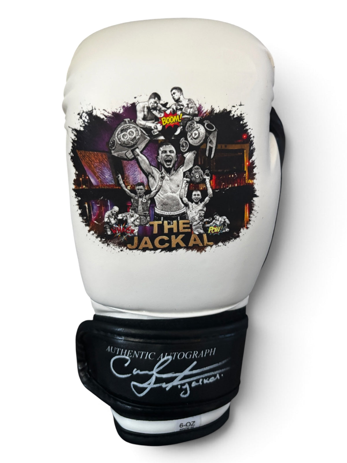 Carl Frampton “The Jackal” – Signed Custom Boxing Glove | Authentic Autograph
