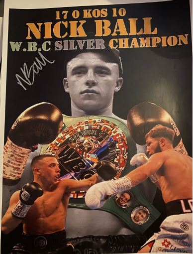 Nick Ball Signed 16x12 Photo WBA World Champion