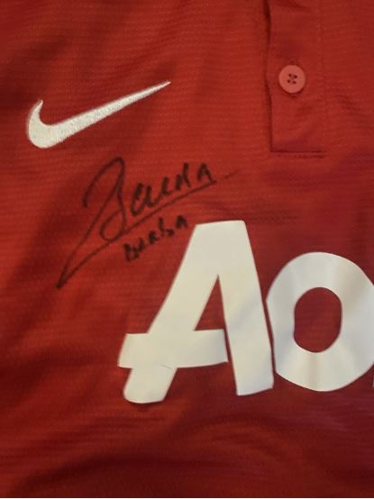 Dimitar Berbatov Signed Manchester United Shirt