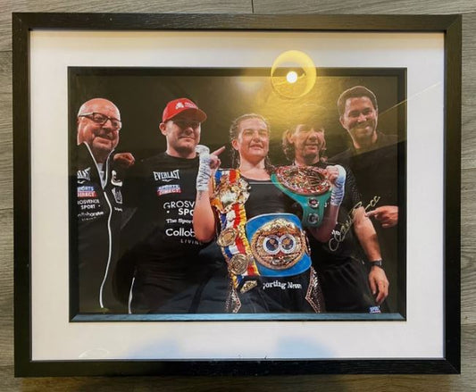 Chantelle Cameron (former undisputed world champion) signed 16x12 photo framed