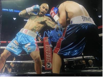 Miguel Cotto signed photo