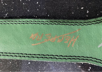 Custom boxing belt signed by 7 world champions and 3 top prospects