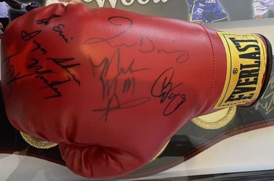 Diego Corrales,Shane Mosley,Juan Diaz,Terry Norris & Marlon Sterling signed Everlast boxing glove