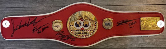 IBF mini belt signed by 5 IBF world champions