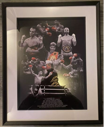 Paulie Malignaggi (former IBF & WBA world champion) signed 16x12 poster framed
