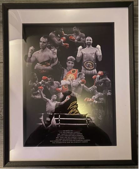 Paulie Malignaggi (former IBF & WBA world champion) signed 16x12 poster framed