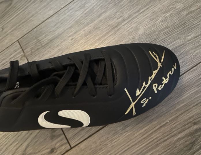 Stiliyan Petrov Signed Football Boot