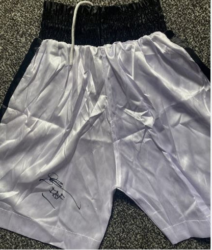 Sunny Edwards former IBF world champion signed boxing shorts