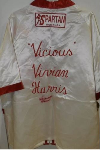 Vicious Vivian Harris former WBA world champion Signed Fight Worn Cornerman's Jacket