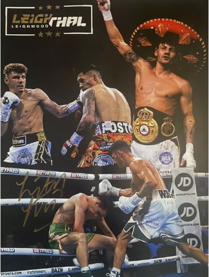 Leigh Wood (2x WBA world champion) signed 16x12 photo