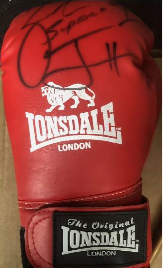 Zab Judah Signed Boxing Glove